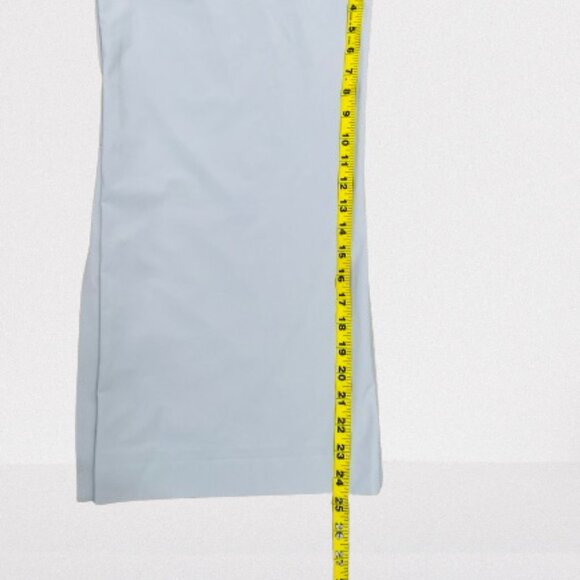 ATHLETA Tribeca Side Snap Wide Leg Crop Pants in Silver Gray Size 10 - Picture 10 of 11